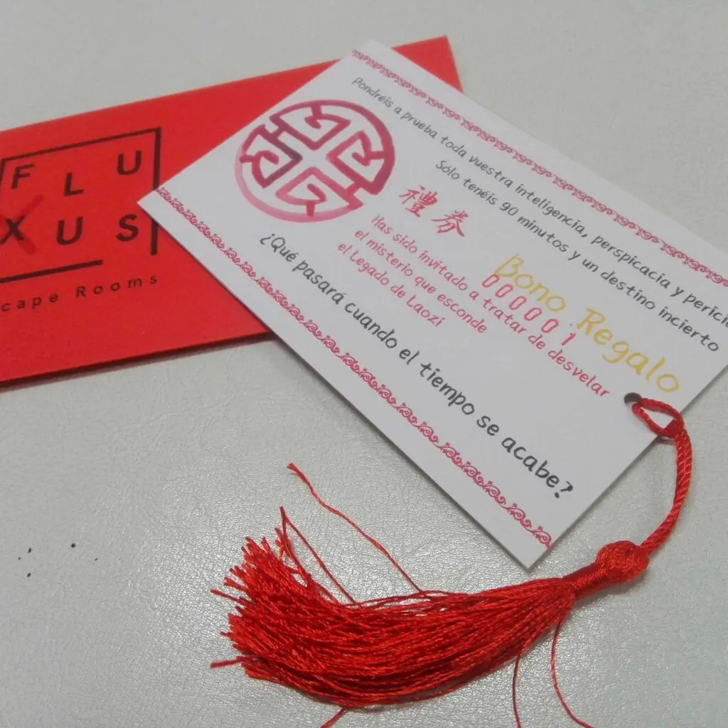 Bono regalo fluxus escape room Salamanca